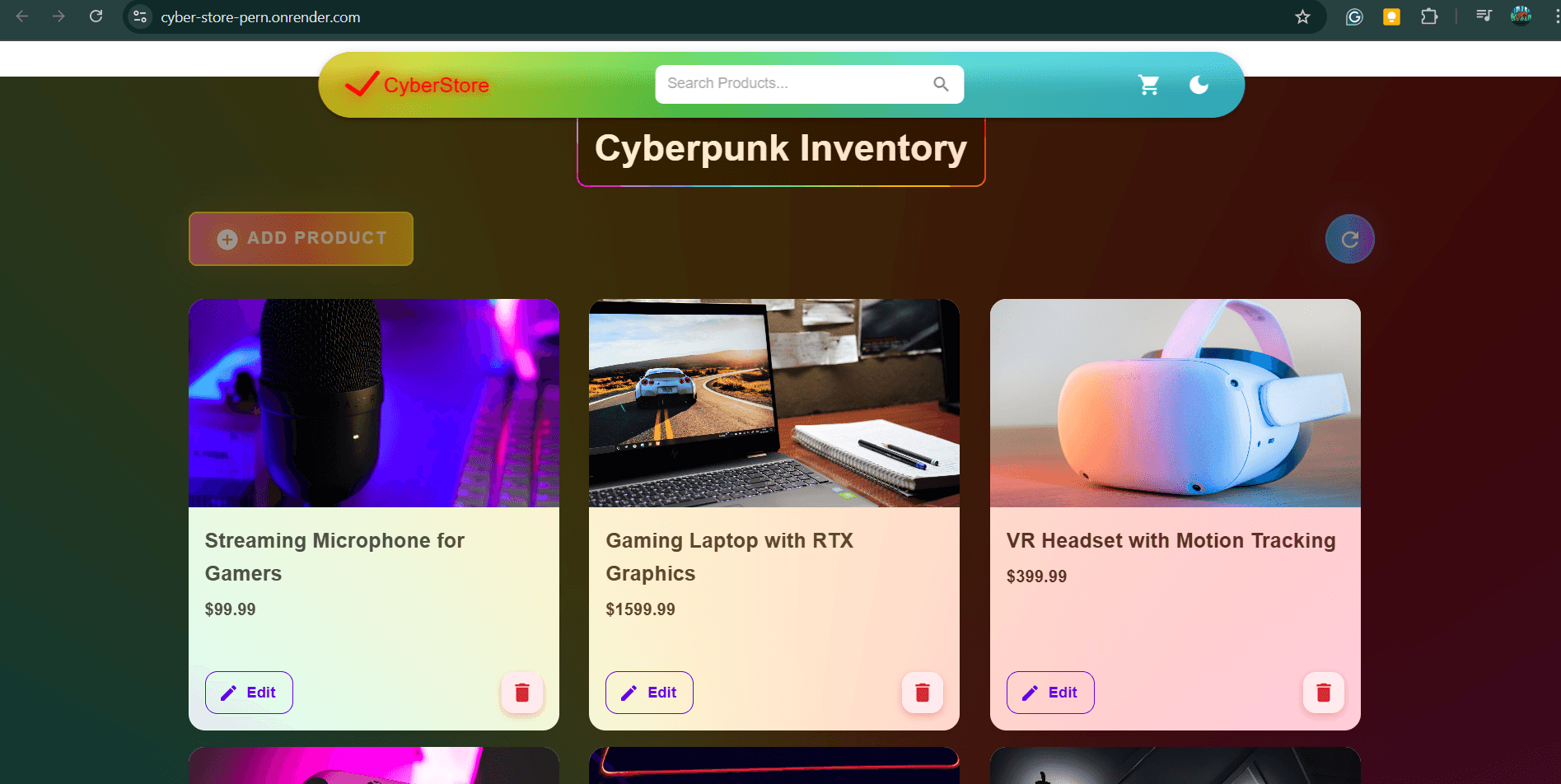 Cyber Store || PERN Stack - Image 1