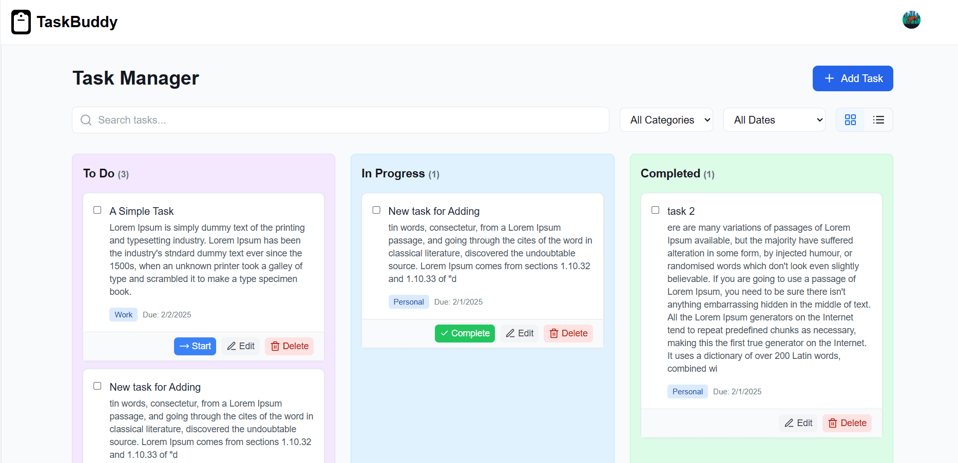 Task Manager App || Nextjs, MongoDb - Image 1