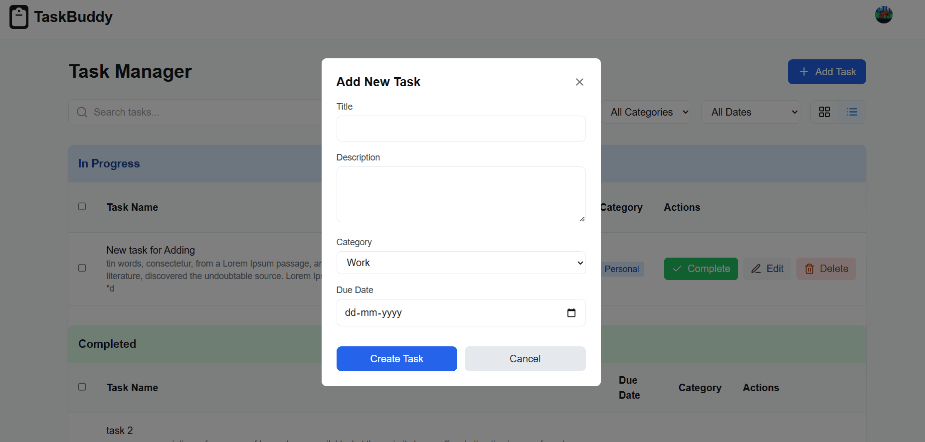 Task Manager App || Nextjs, MongoDb - Image 2