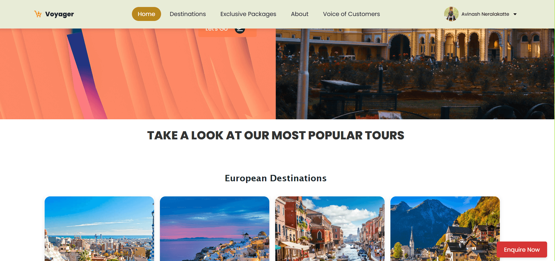 Voyager Travel Agency || HTML5, CSS3 - Image 1